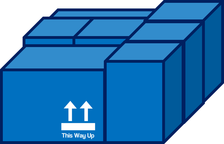 Half Pallet Box Clipart (714x459), Png Download