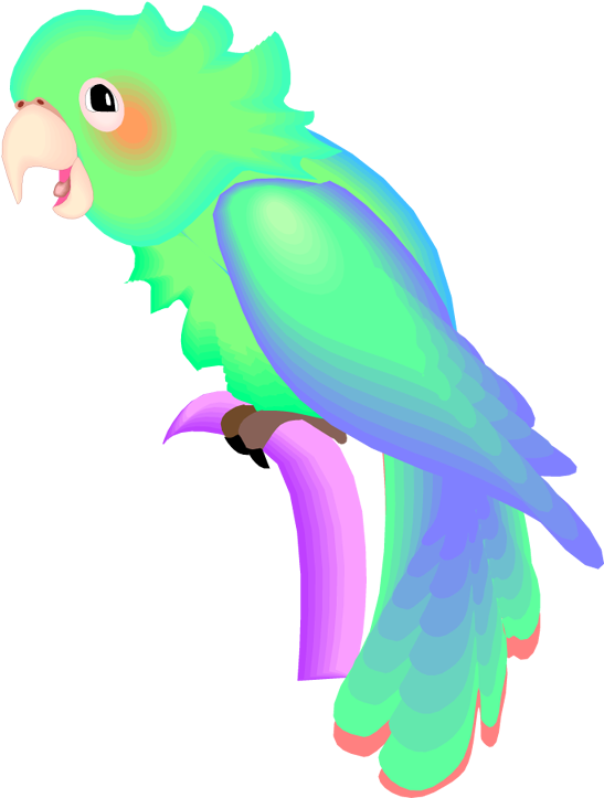Parrot Clipart (599x750), Png Download