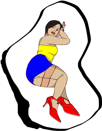 Colombiana - Woman Clipart (566x800), Png Download