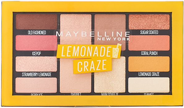Lemonade Craze Lidschatten Palette Von Maybelline New - Maybelline Lemonade Craze Clipart (600x600), Png Download