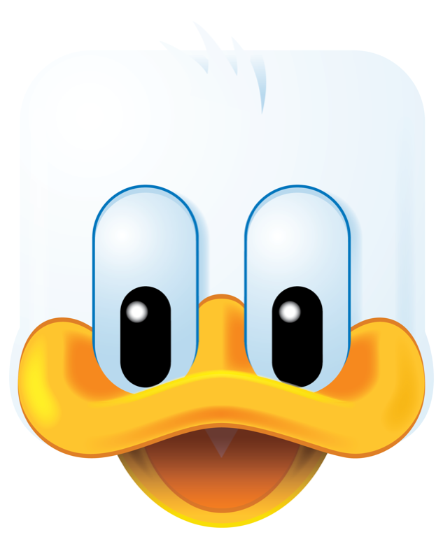 Portrait Of Donald Duck - Donald Duck Clipart (633x768), Png Download