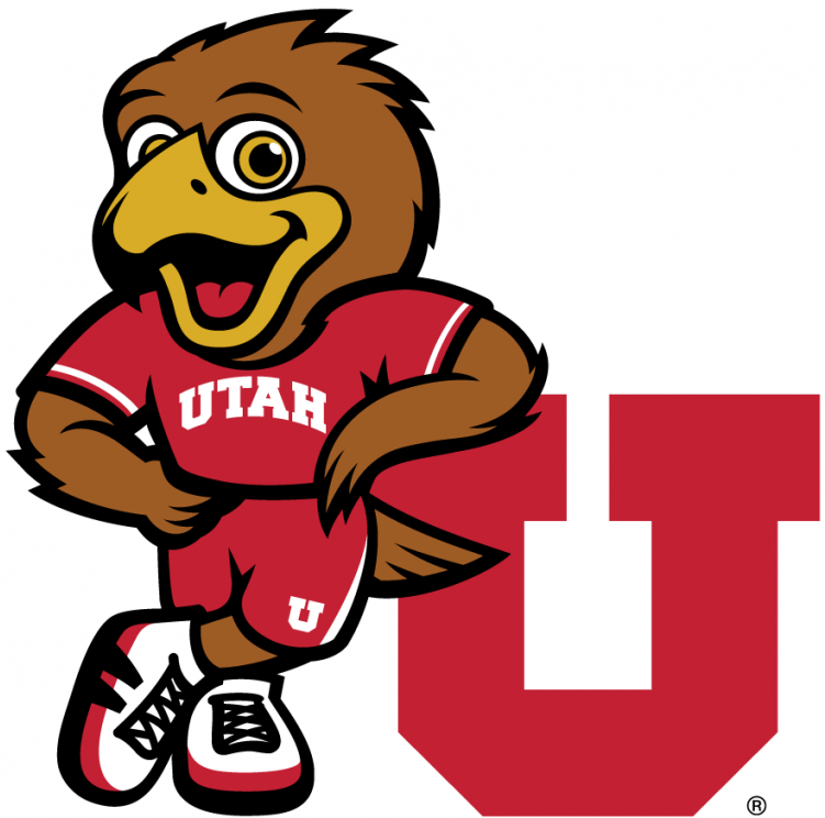 Utah Utes Iron Ons - University Of Utah School Mascot Clipart (750x930), Png Download