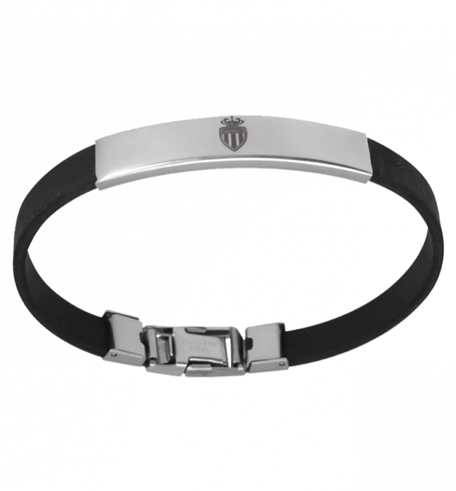 As Monaco Black Silicone Bracelet By Albanu - Bracelet Clipart (650x700), Png Download