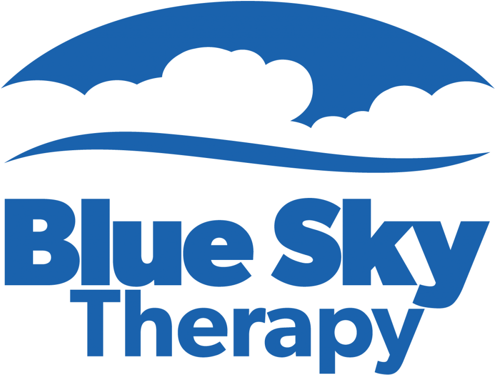 Blue Sky Therapy Logo Blue- Png - Blue Sky Therapy Clipart (1024x823), Png Download