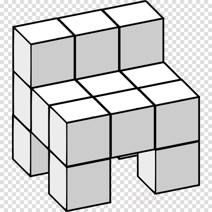 Cube Clipart Rubik's Cube Jigsaw Puzzles - Head No Background Silhouette - Png Download (900x900), Png Download