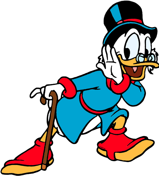Scrooge Mcduck - Duck Tales Mc Duck Png Clipart (529x584), Png Download