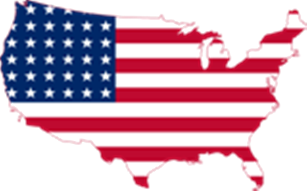 The Latest News From The World Of Politics, Stage, - Flag Map Of United States Clipart (1024x640), Png Download