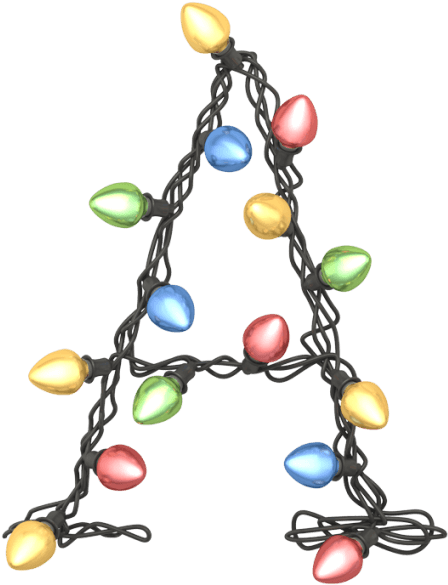 Colorgarland Font Letter A - Letter Clipart (595x595), Png Download