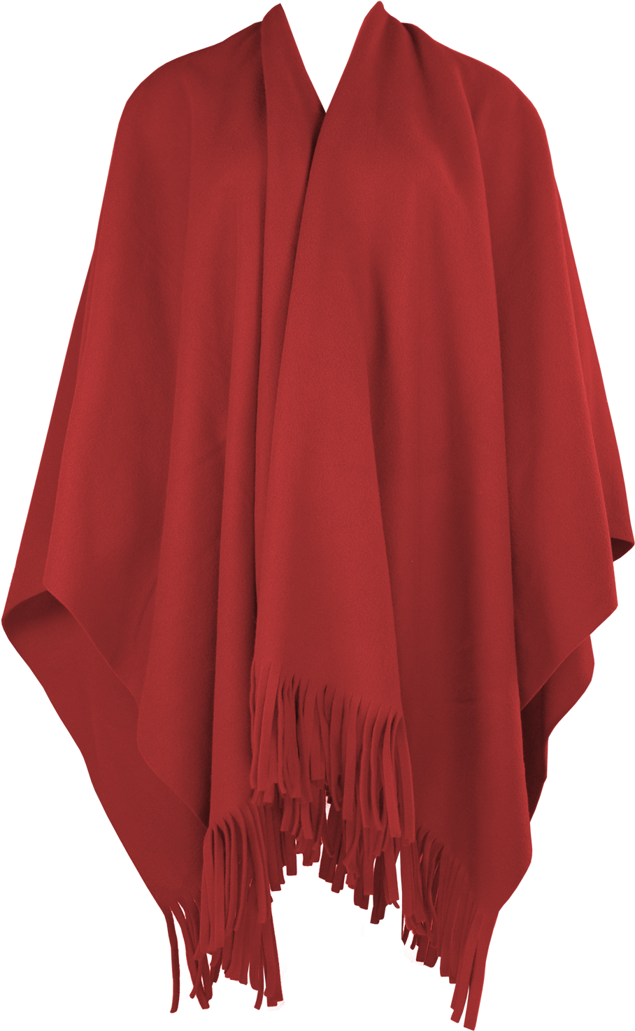 Poncho Fleece - Poncho Clipart (1004x1500), Png Download