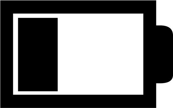 Weak Battery - Battery Weak Clipart (750x750), Png Download