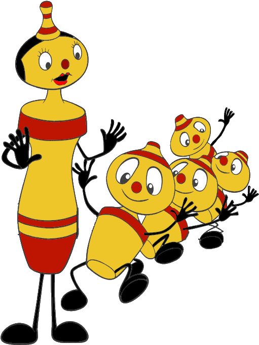 Skittles 2d - Noddy Skittles Family Toys Clipart (556x721), Png Download