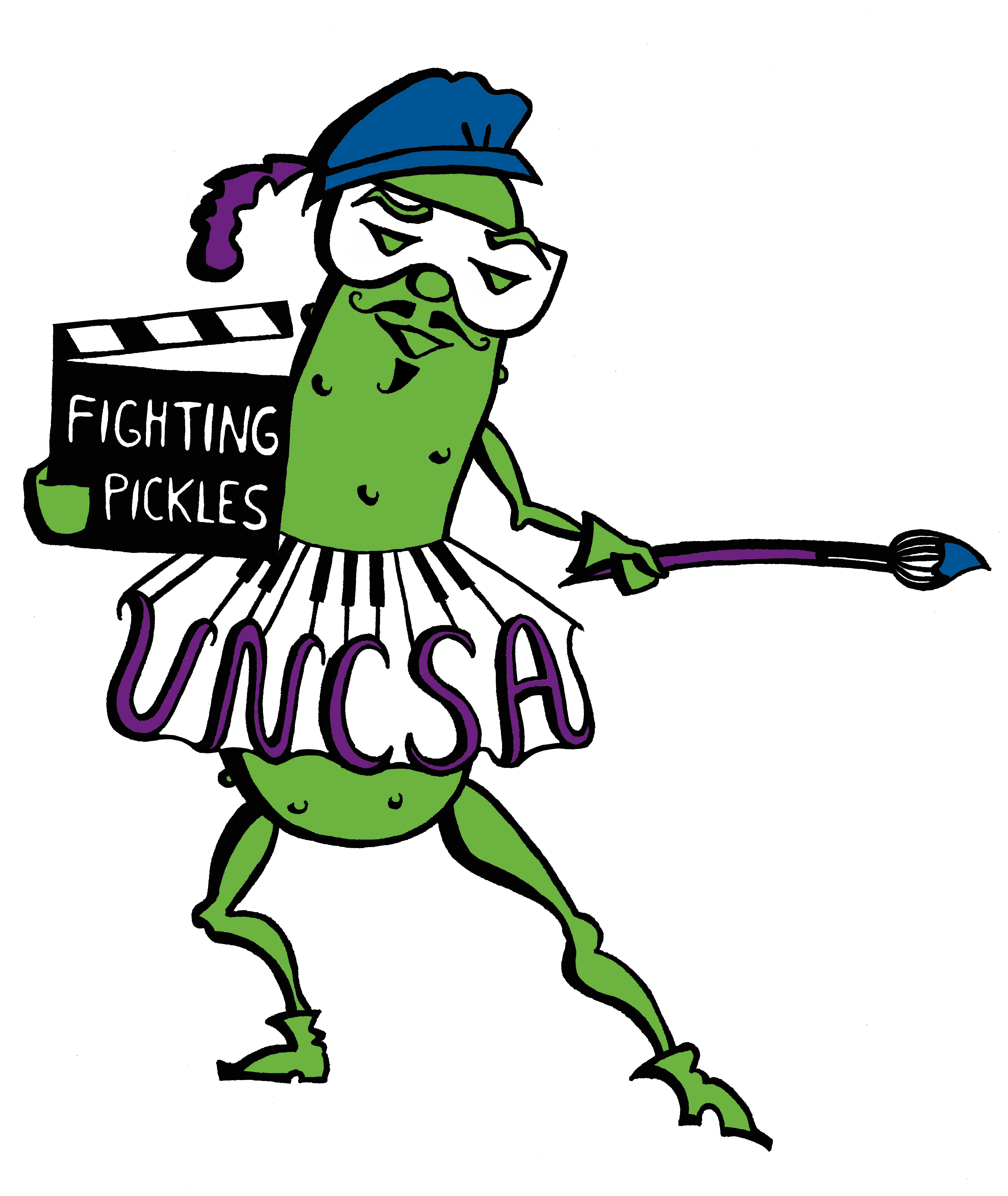8539347947 D2817b2352 O - Uncsa Fighting Pickles Clipart (4152x4923), Png Download