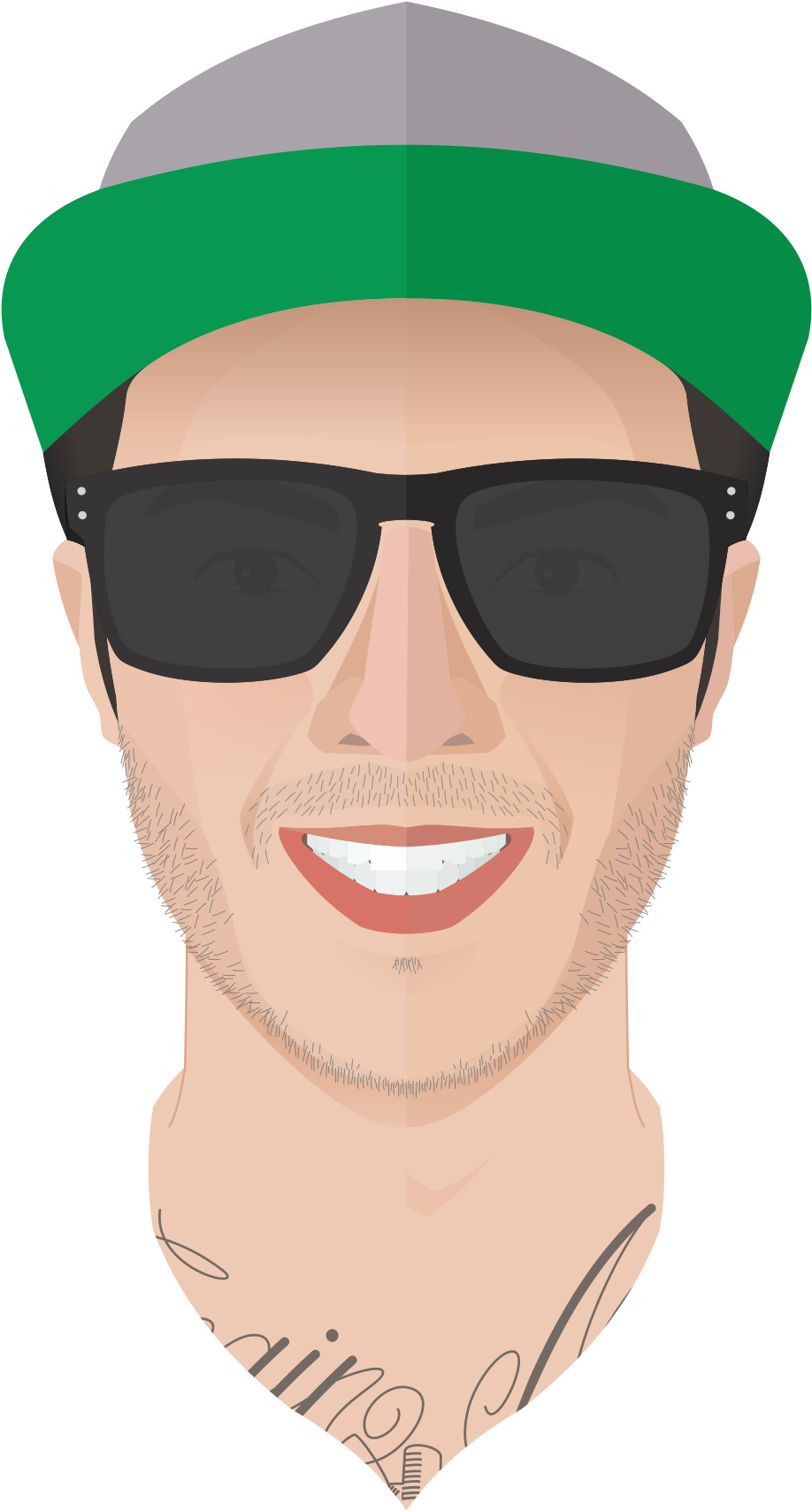 Clip Art Freeuse Stock Self Portrait In Nelson Thoughts - Clip Art - Png Download (987x1755), Png Download