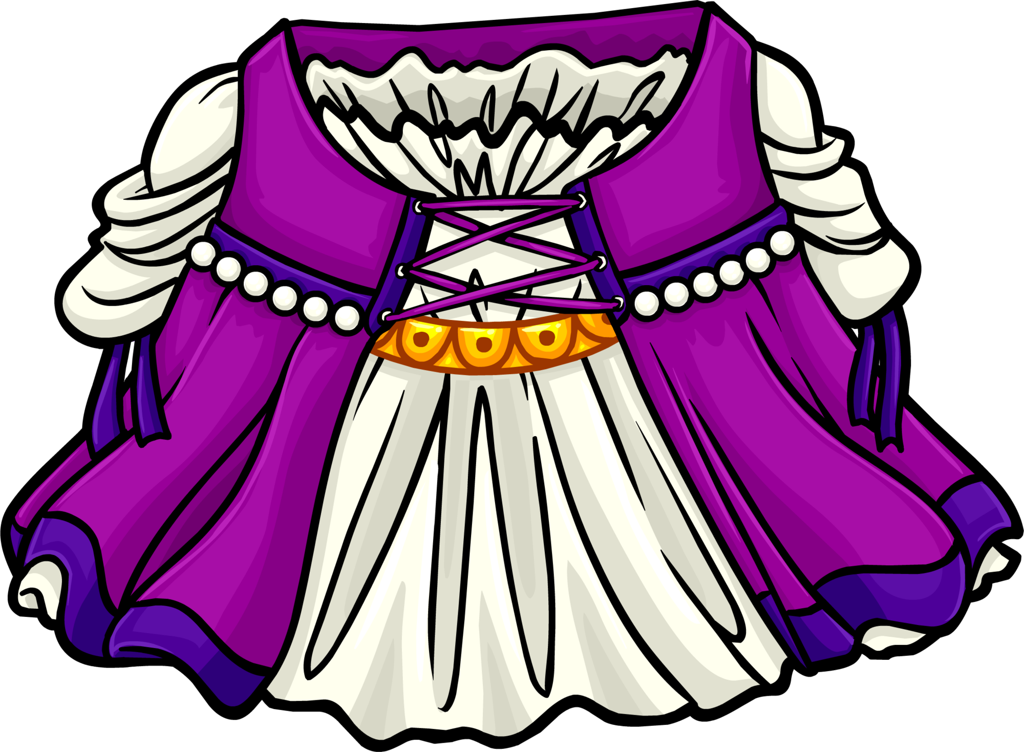 Club Penguin Vestidos Clipart (2000x1469), Png Download