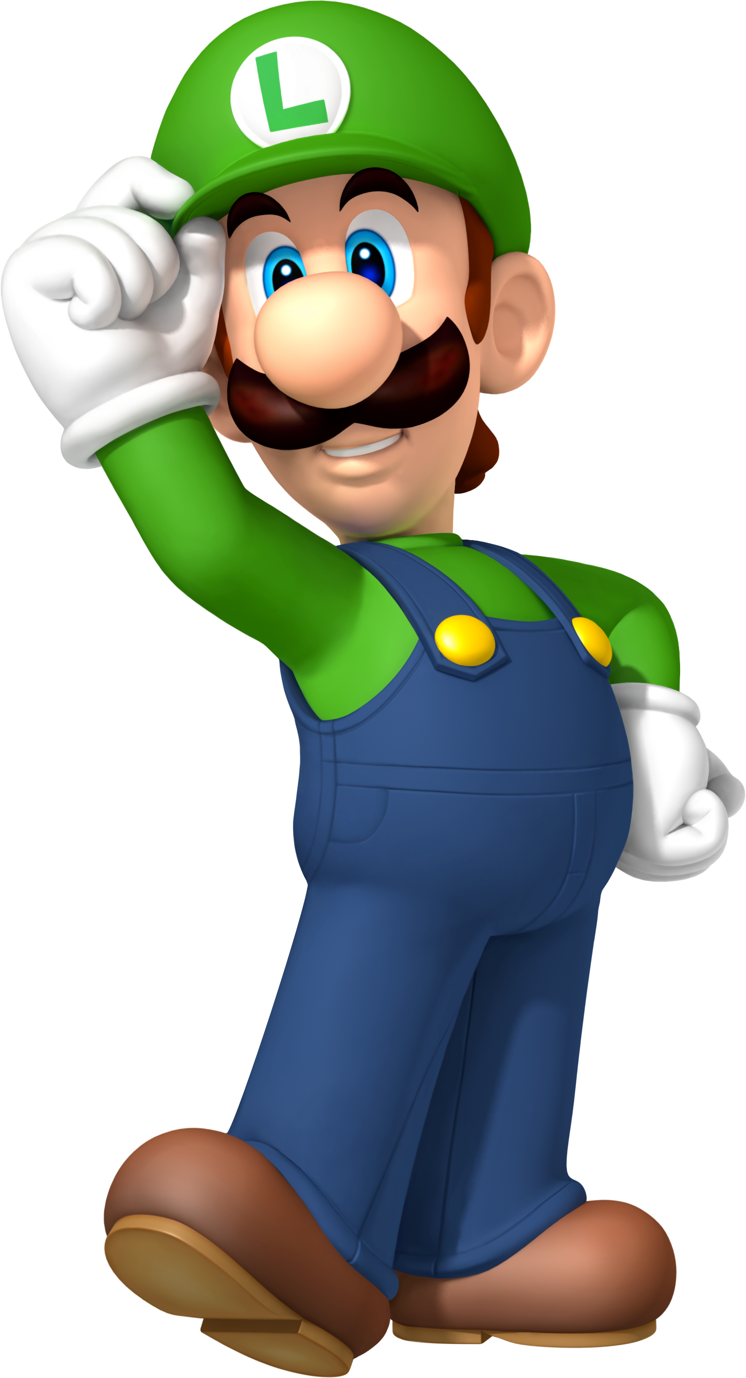 #luigi - Luigi Mario Party 9 Clipart (1494x2758), Png Download