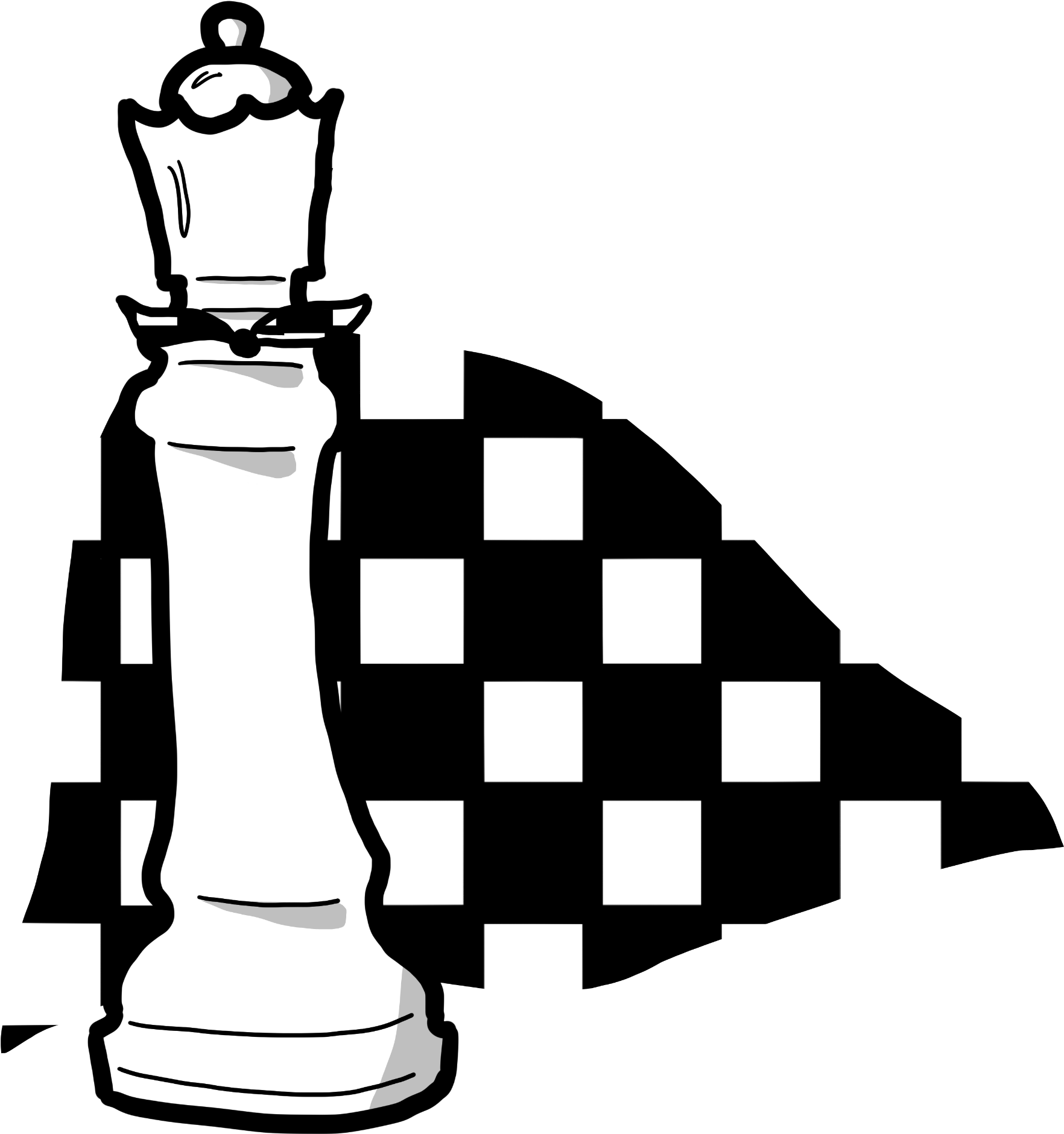 Not So Black And White - Illustration Clipart (2000x2000), Png Download