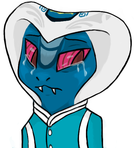 A Was A Little Despressed So Drew A Character Crying - Crying Clipart (800x600), Png Download