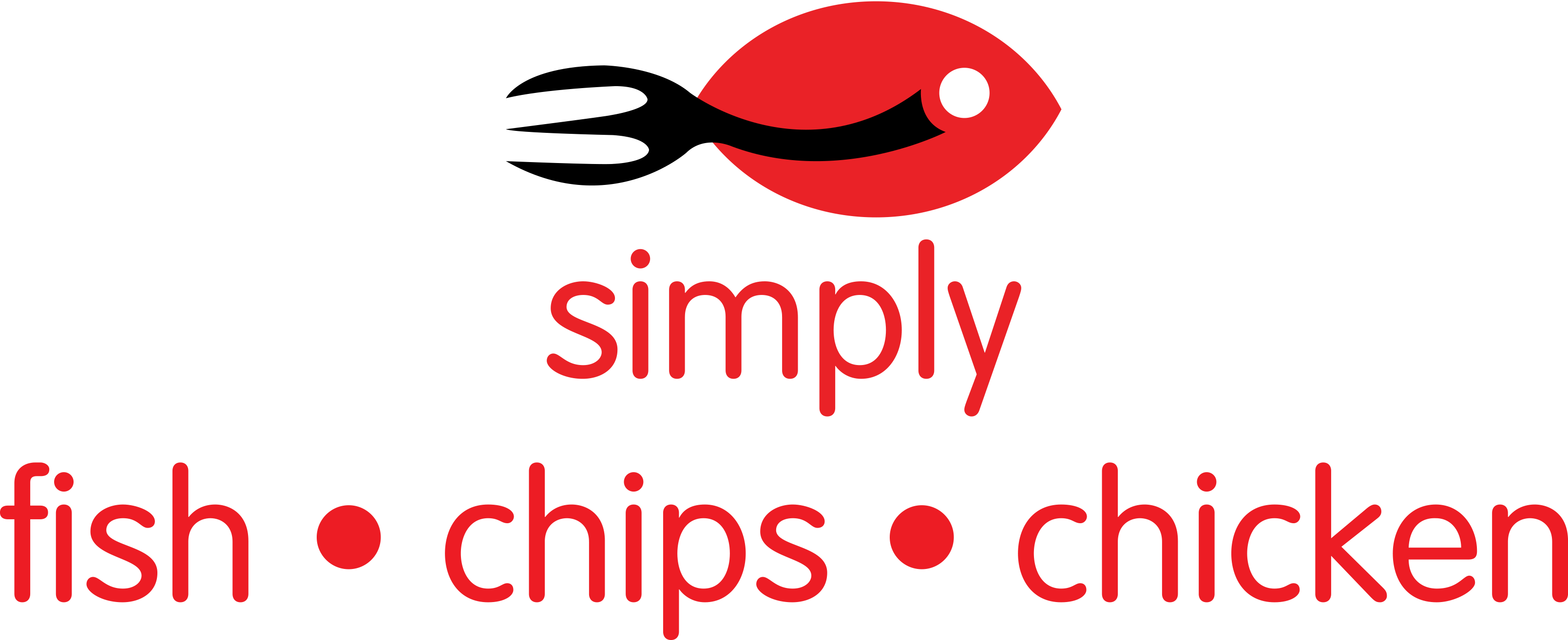Simply Fish And Chips - Vision Point Marketing Logo Clipart (3218x1315), Png Download