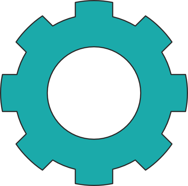 Clipart Gear Transparent Background - Png Download (600x593), Png Download