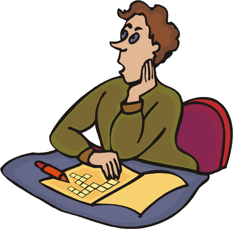 60 French Revision Crosswords - Cozy Mystery Clipart (750x740), Png Download