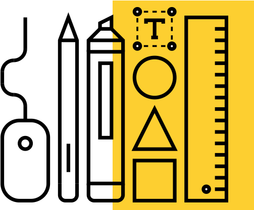 Unlimted Design Revision - Graphic Designs Tools Clipart - Png Download (709x533), Png Download