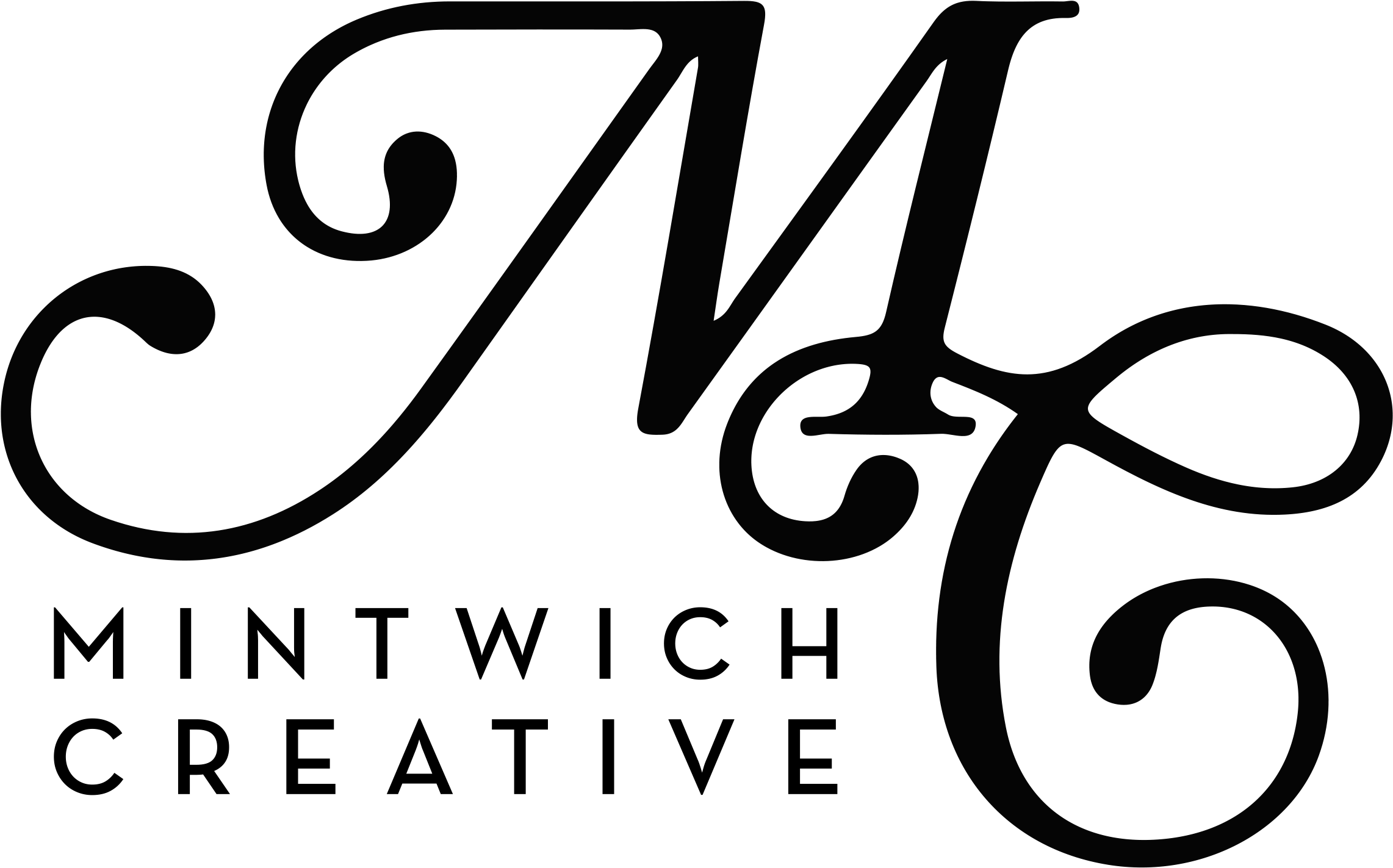 Mintwich Creative - Calligraphy Clipart (2328x1446), Png Download