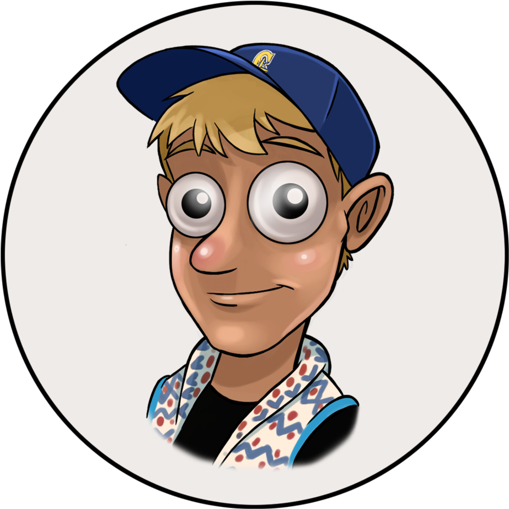 Caricatures Eli - Leaftail Labs Inc. Clipart (1000x1000), Png Download