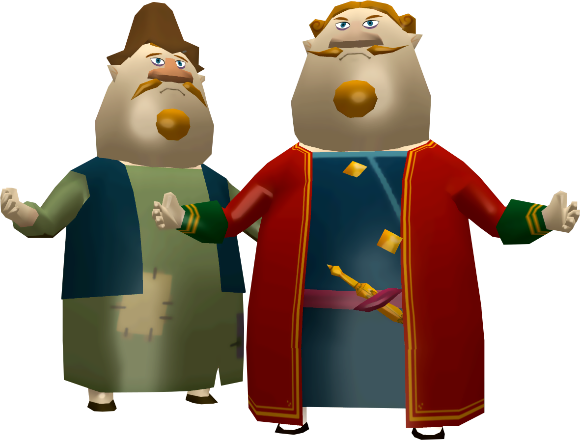 I Had Always Imagined Uncle Vernon To Look Like This - Milas Father Zelda Clipart (1181x896), Png Download