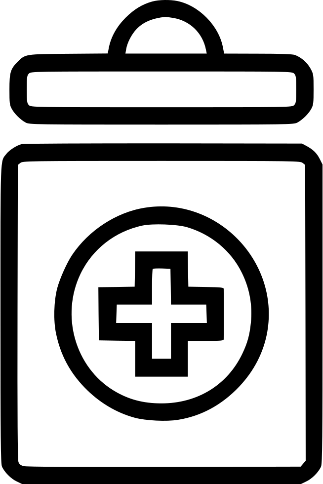 Container Jar Cross Transplant Organ Comments - Icon Clipart (654x980), Png Download