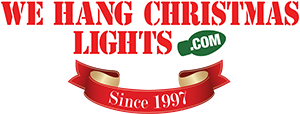 We Hang Christmas Lights - We Hang Christmas Lights Logo Clipart (300x114), Png Download