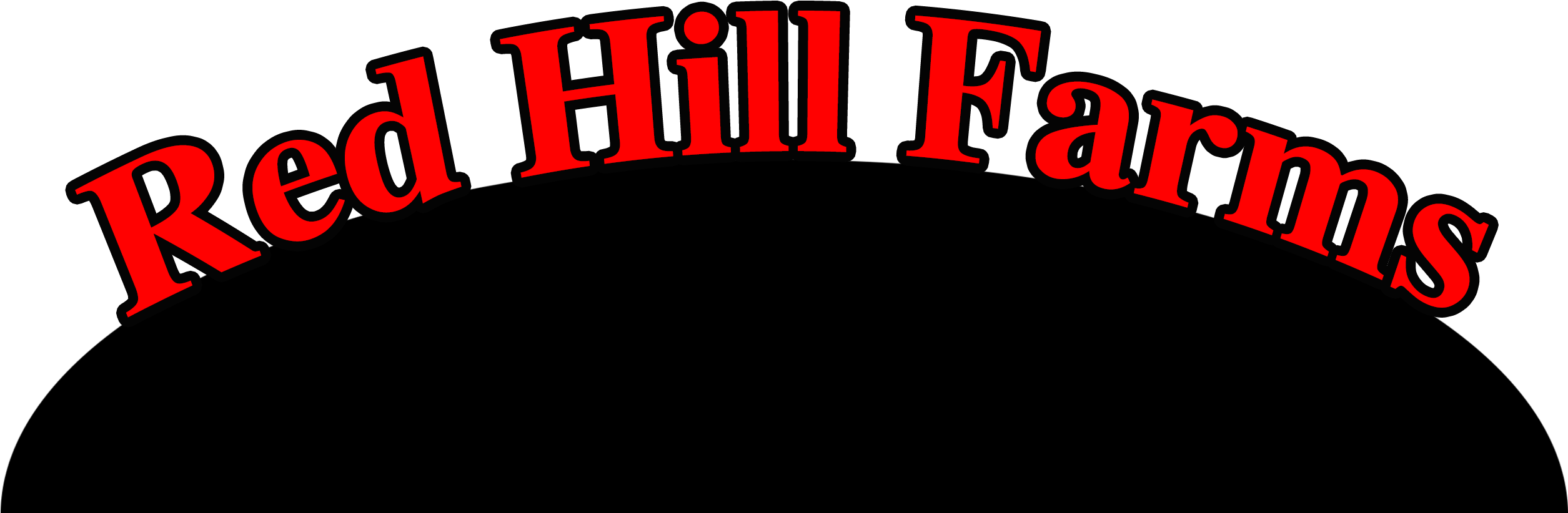 Red Hill Farms - Illustration Clipart (2550x901), Png Download