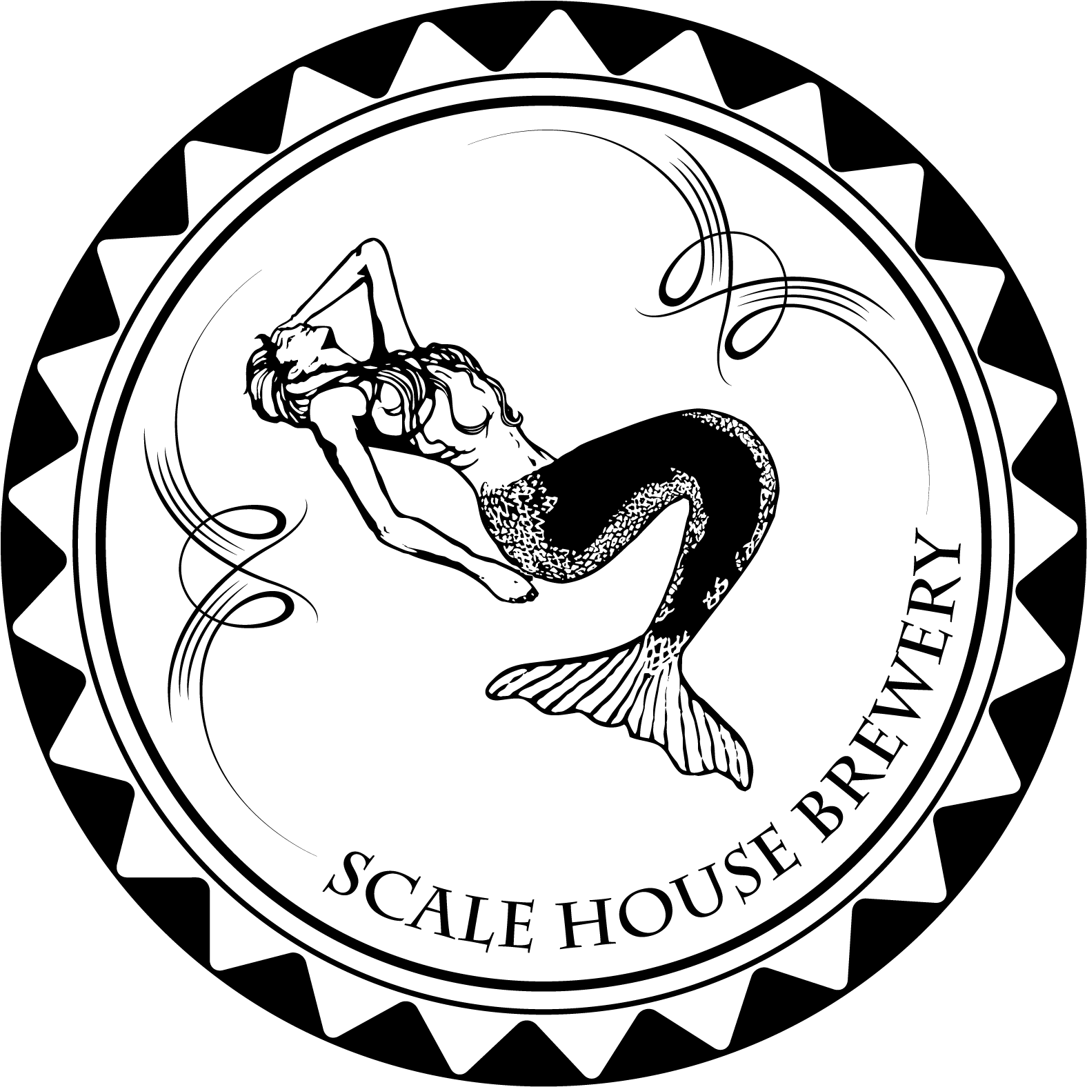 Scale House Brewery Logo - Indian Tribal Art Paintings Clipart (1687x1687), Png Download