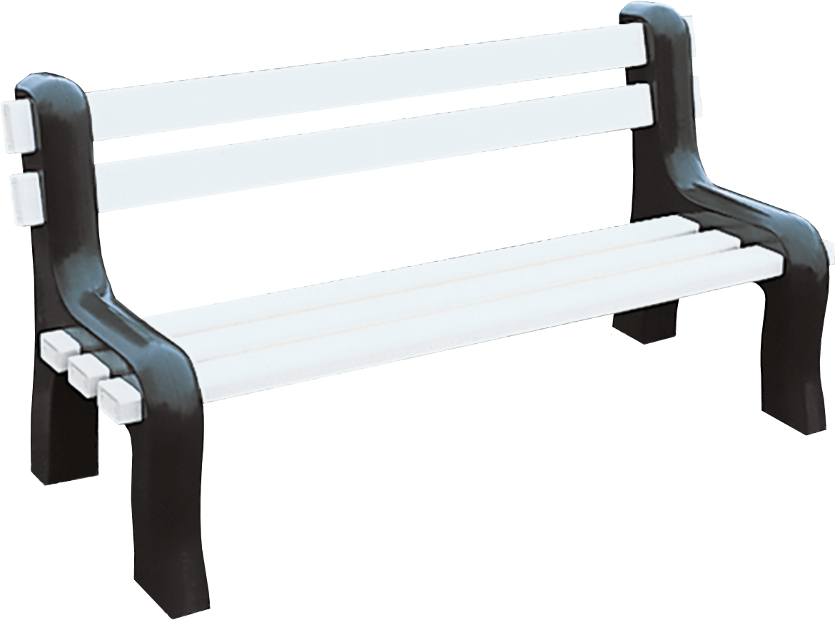 Vinyl Park Benches - Superior Plastic Products, Llc Clipart (1208x895), Png Download