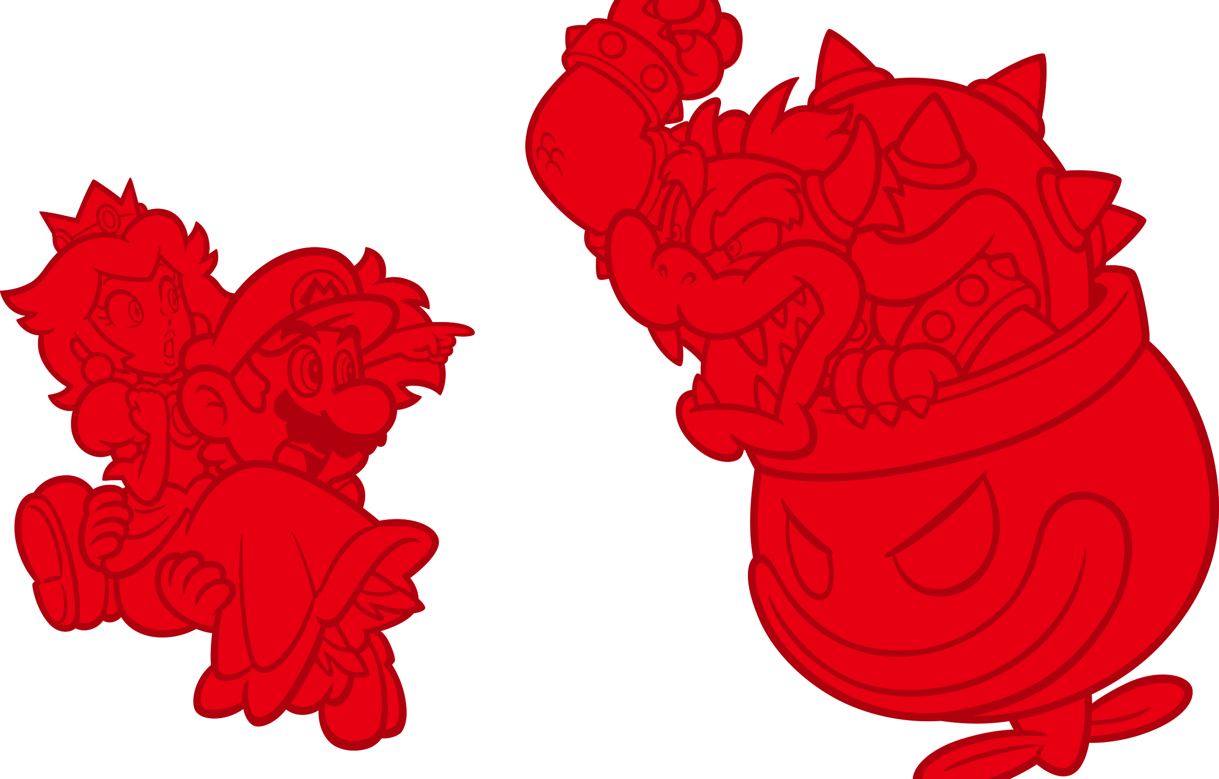 View Samegoogleiqdbsaucenao Mpo Mario Peach Bowser - Bowser Clipart (2404x1536), Png Download