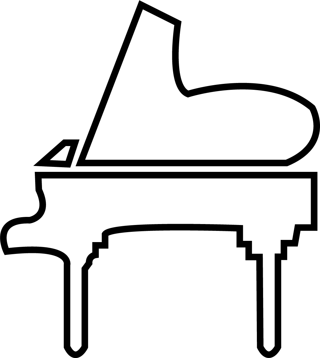 Piano & Organ Moving Clipart (1029x1152), Png Download