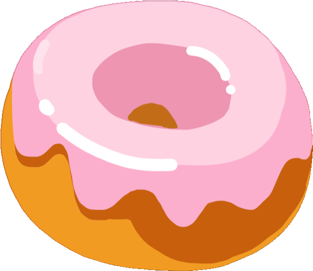 Doughnut - Donut Clipart Gif - Png Download (800x800), Png Download