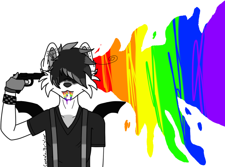 Colorful Suicide - Illustration Clipart (800x600), Png Download