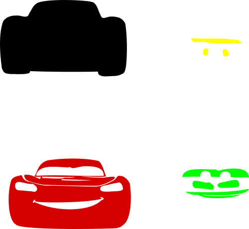 Lightning Mcqueen, Lightning Mcqueen Clipart (500x460), Png Download