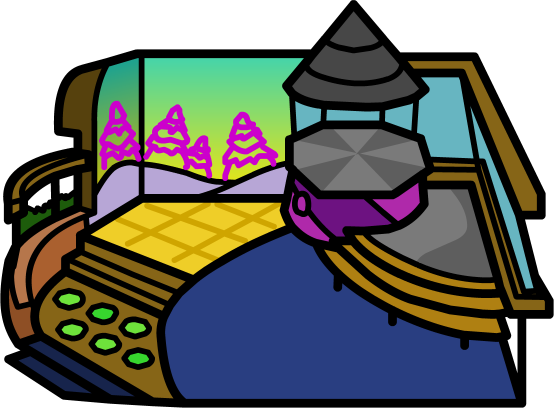 February Igloo Clipart - Iglu Cobertura Club Penguin - Png Download (1108x816), Png Download
