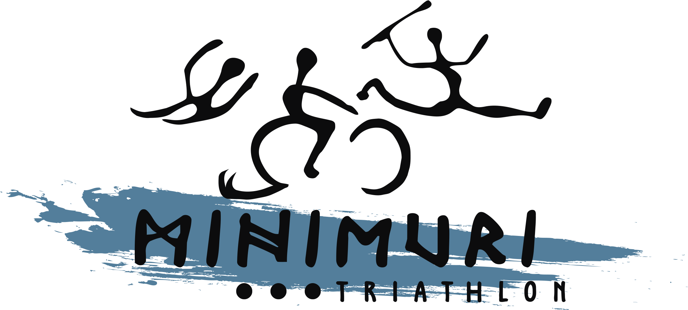 Minimuri Triathlon Minimuri Triathlon - Triathlon Clipart (2237x1075), Png Download