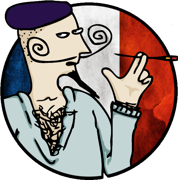 Bluntly Staring Out At The Horizen, I See A Pointed - Illustration Clipart (600x600), Png Download