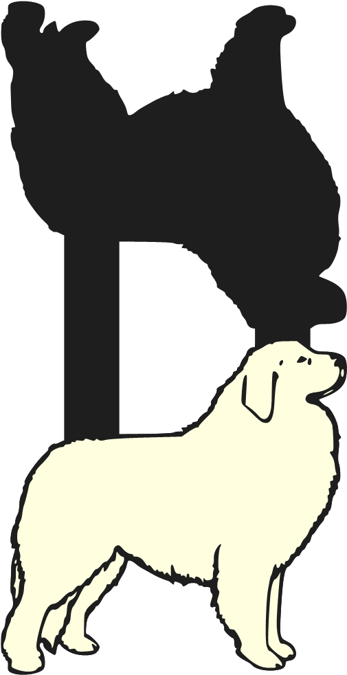Great Pyrenees By Request - Slovak Cuvac Clipart (527x1003), Png Download