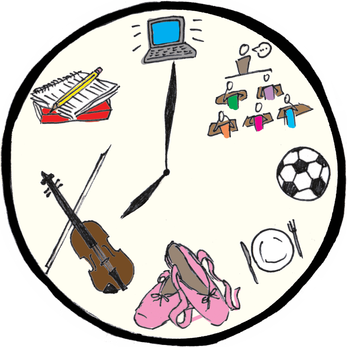 Time Management Clipart (1200x1200), Png Download