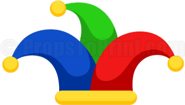 Jester Clipart Crown - Booth Props Template Hats - Png Download (640x480), Png Download