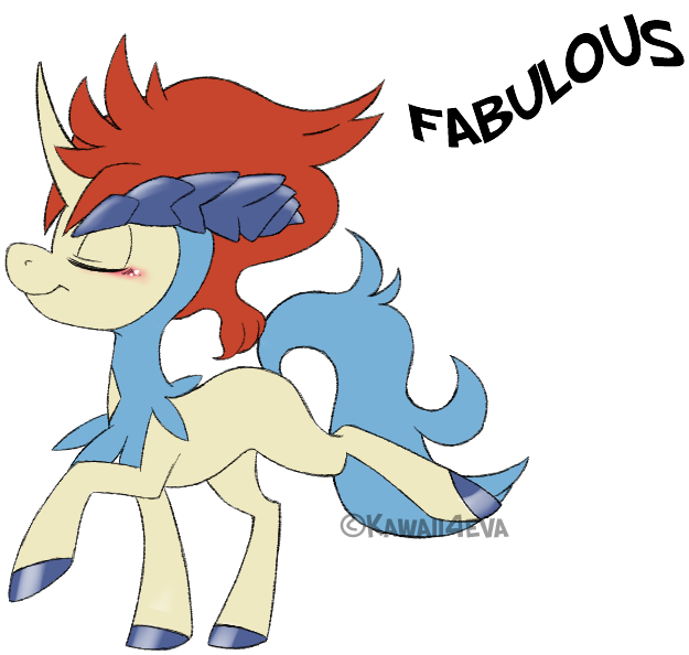 Fabulous Keldeo - Photograph Clipart (647x600), Png Download