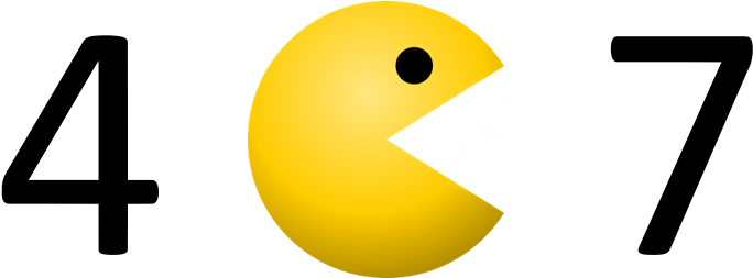 Pacmaninequality - Math Pacman Clipart (1080x657), Png Download
