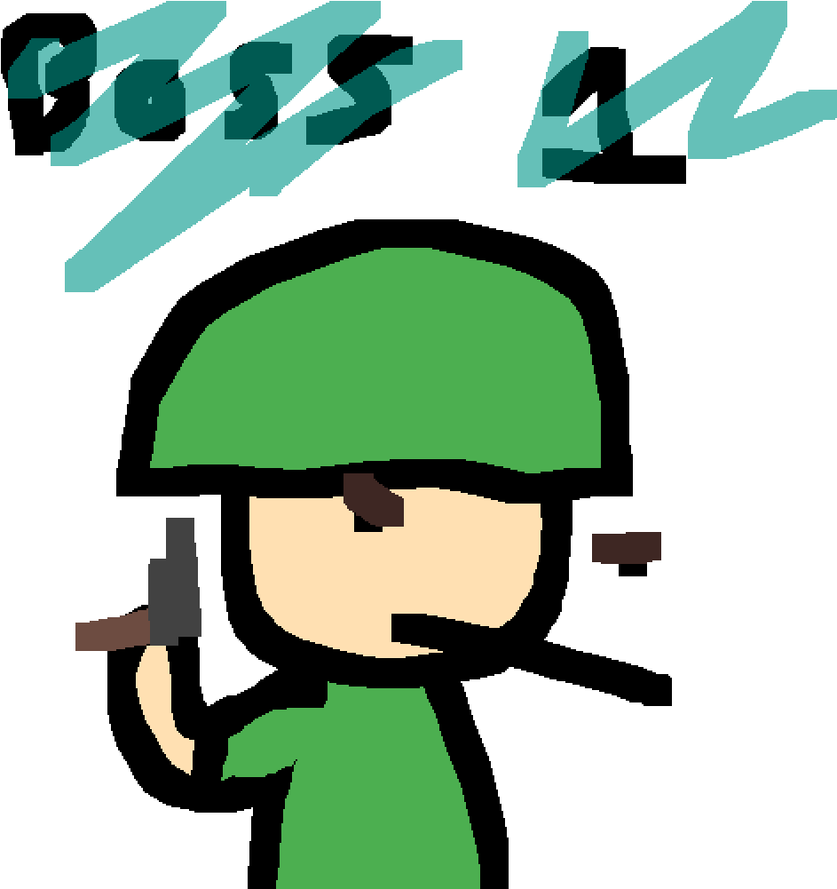 Boss 1 Sargent Derp Clipart (1000x1000), Png Download