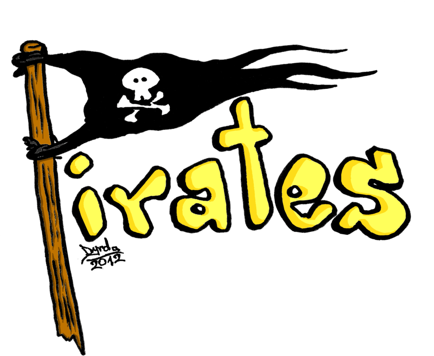 Pirates Logo Clipart (900x740), Png Download