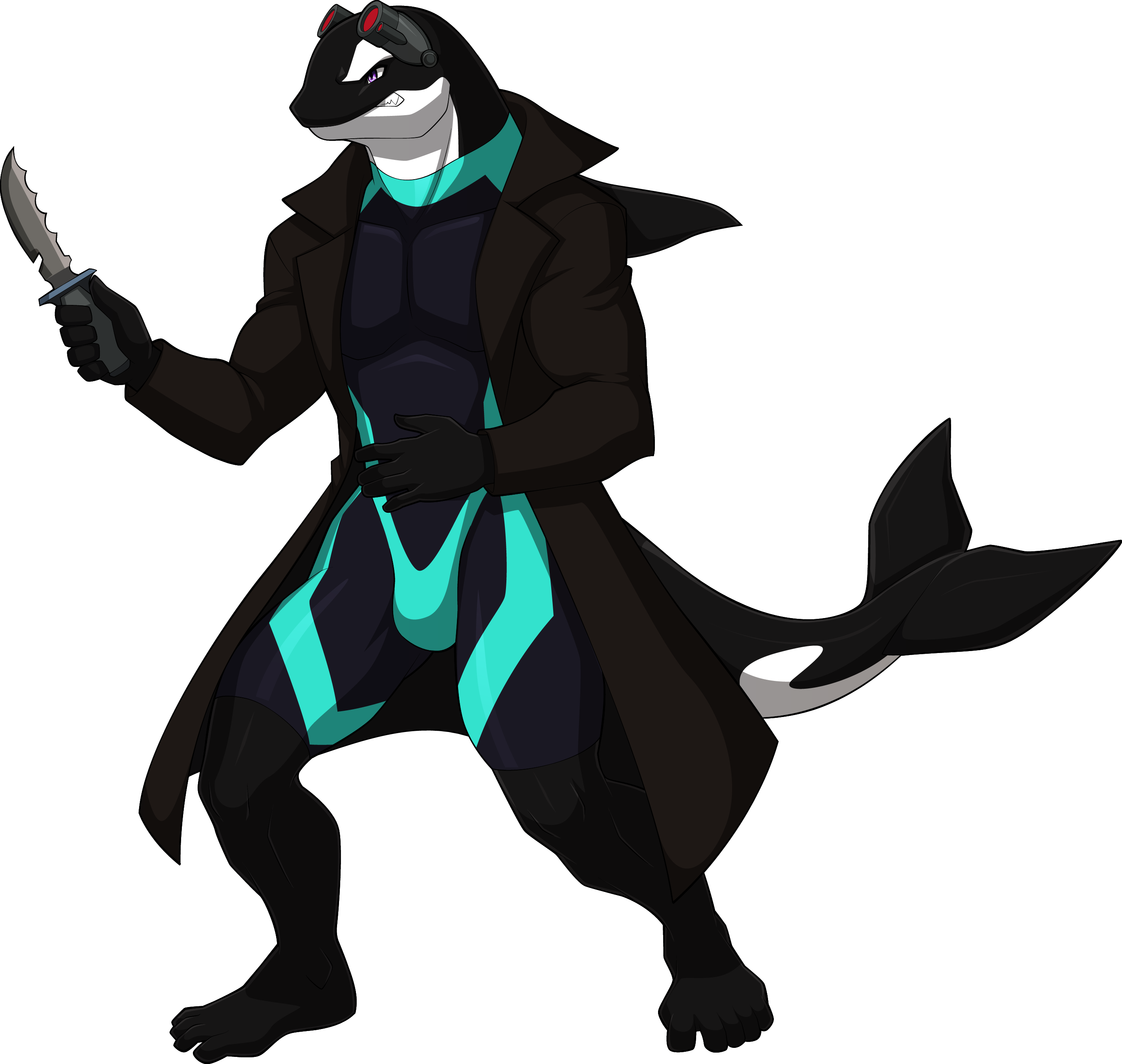 Aquatic Gangster - Illustration Clipart (2856x2708), Png Download