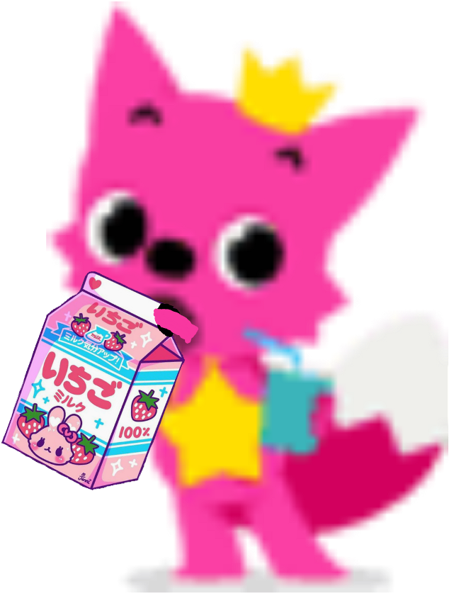 Strawberrymilk Pinkfong Snack Time Kawaii - Snack Clipart (1024x1024), Png Download